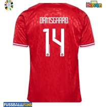 Dänemark Mikkel Damsgaard #14 Heimtrikot EM 2024 Kurzarm